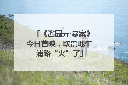 《酱园弄·悬案》今日首映，取景地乍浦路“火”了