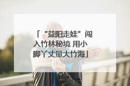 “益阳走娃”闯入竹林秘境 用小脚丫丈量大竹海