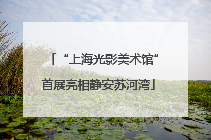 “上海光影美术馆”首展亮相静安苏河湾
