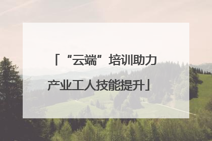 “云端”培训助力产业工人技能提升