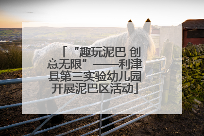 “趣玩泥巴 创意无限”——利津县第三实验幼儿园开展泥巴区活动