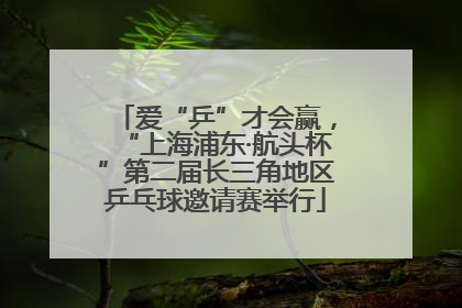 爱“乒”才会赢，“上海浦东·航头杯”第二届长三角地区乒乓球邀请赛举行
