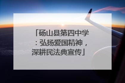 砀山县第四中学：弘扬爱国精神，深耕民法典宣传