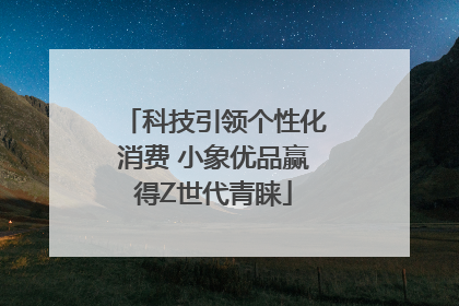 科技引领个性化消费 小象优品赢得Z世代青睐