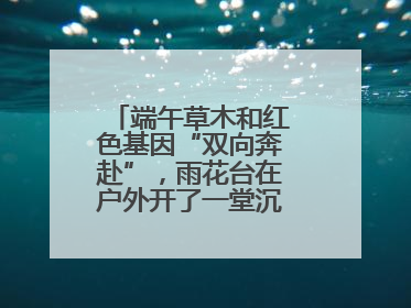 端午草木和红色基因“双向奔赴”，雨花台在户外开了一堂沉浸式思政课