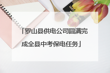 罗山县供电公司圆满完成全县中考保电任务