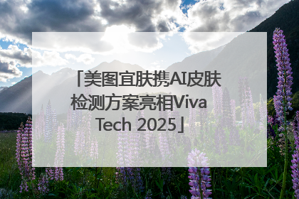 美图宜肤携AI皮肤检测方案亮相VivaTech 2025