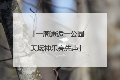 一周邂逅一公园 天坛神乐亮先声