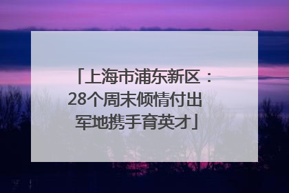 上海市浦东新区：28个周末倾情付出 军地携手育英才