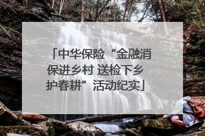 中华保险“金融消保进乡村 送检下乡护春耕”活动纪实