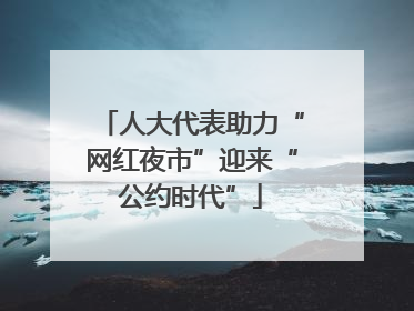 人大代表助力“网红夜市”迎来“公约时代”