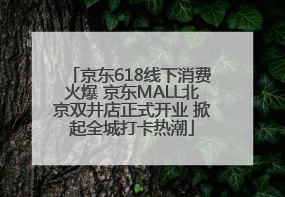 京东618线下消费火爆 京东MALL北京双井店正式开业 掀起全城打卡热潮