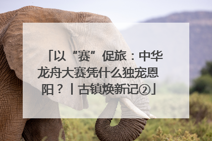 以“赛”促旅：中华龙舟大赛凭什么独宠恩阳？丨古镇焕新记②
