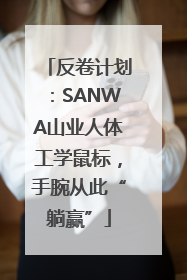 反卷计划：SANWA山业人体工学鼠标，手腕从此“躺赢”