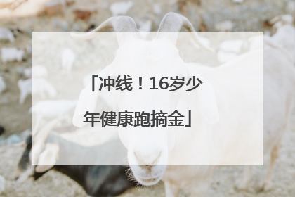 冲线！16岁少年健康跑摘金
