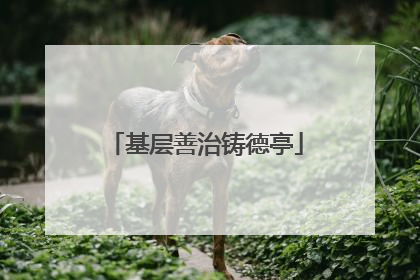 基层善治铸德亭