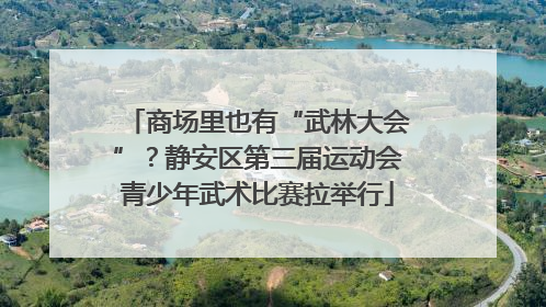 商场里也有“武林大会”？静安区第三届运动会青少年武术比赛拉举行