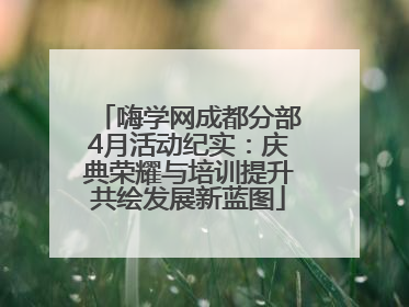 嗨学网成都分部4月活动纪实：庆典荣耀与培训提升共绘发展新蓝图
