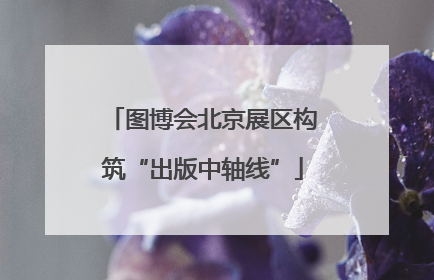 图博会北京展区构筑“出版中轴线”