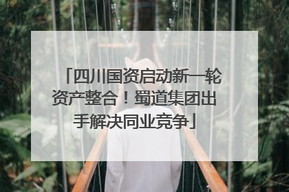 四川国资启动新一轮资产整合！蜀道集团出手解决同业竞争