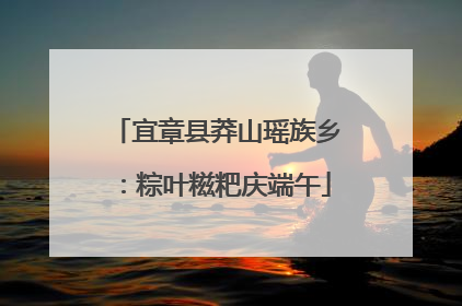 宜章县莽山瑶族乡：粽叶糍粑庆端午