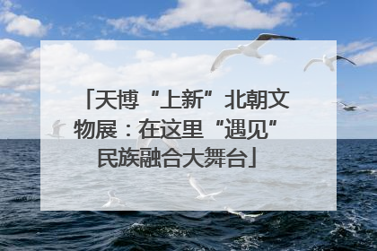 天博“上新”北朝文物展：在这里“遇见”民族融合大舞台