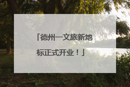 德州一文旅新地标正式开业！