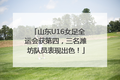 山东U16女足全运会获第四，三名潍坊队员表现出色！