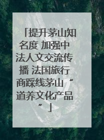 提升茅山知名度 加强中法人文交流传播 法国旅行商踩线茅山“道养文化产品”