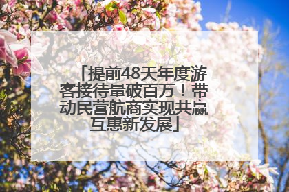 提前48天年度游客接待量破百万！带动民营航商实现共赢互惠新发展