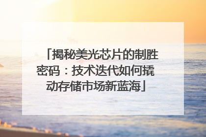 揭秘美光芯片的制胜密码：技术迭代如何撬动存储市场新蓝海