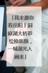 我来邀你看岳阳丨洞庭湖大桥彩绘换新颜，一城湖光入画来