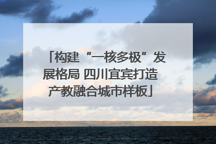 构建“一核多极”发展格局 四川宜宾打造产教融合城市样板