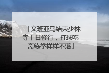 文班亚马结束少林寺十日修行，打球吃斋练拳样样不落
