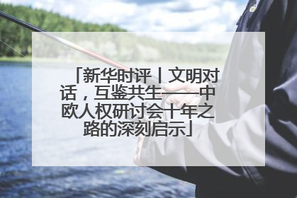 新华时评丨文明对话，互鉴共生——中欧人权研讨会十年之路的深刻启示