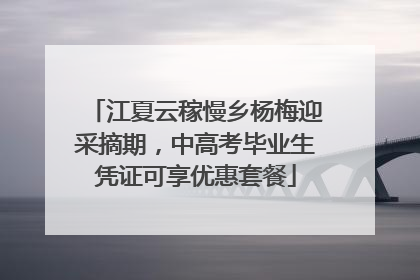 江夏云稼慢乡杨梅迎采摘期，中高考毕业生凭证可享优惠套餐
