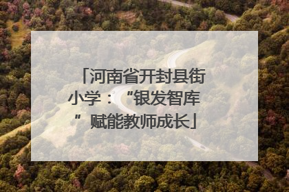 河南省开封县街小学：“银发智库”赋能教师成长