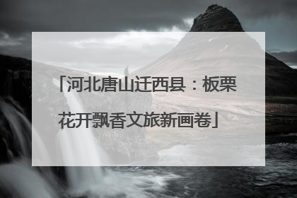 河北唐山迁西县：板栗花开飘香文旅新画卷