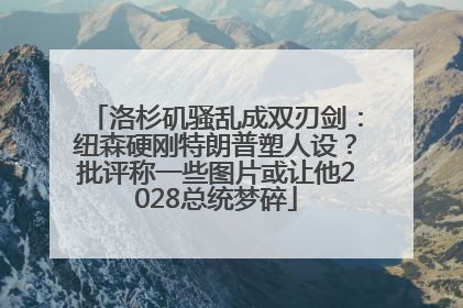 洛杉矶骚乱成双刃剑：纽森硬刚特朗普塑人设？批评称一些图片或让他2028总统梦碎