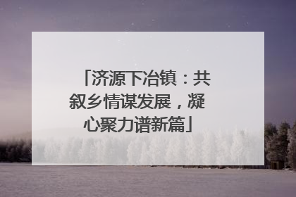 济源下冶镇：共叙乡情谋发展，凝心聚力谱新篇