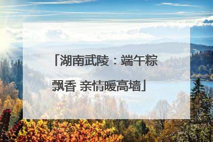 湖南武陵：端午粽飘香 亲情暖高墙
