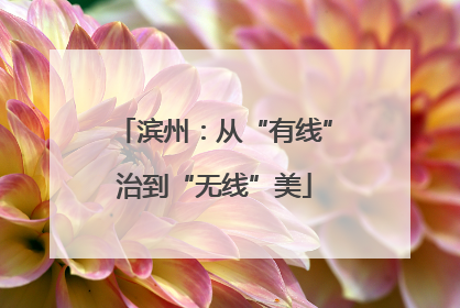 滨州：从“有线”治到“无线”美
