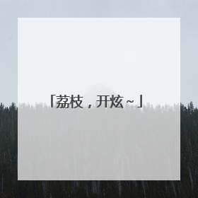 荔枝，开炫～