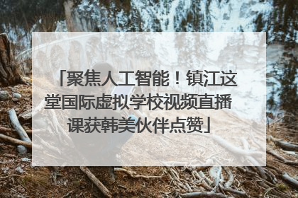 聚焦人工智能！镇江这堂国际虚拟学校视频直播课获韩美伙伴点赞
