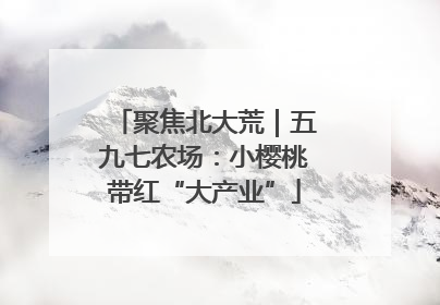 聚焦北大荒｜五九七农场：小樱桃带红“大产业”