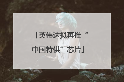 英伟达拟再推“中国特供”芯片
