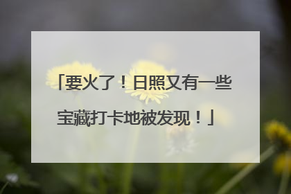 要火了！日照又有一些宝藏打卡地被发现！