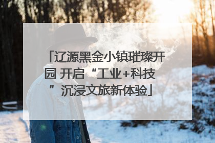 辽源黑金小镇璀璨开园 开启“工业+科技”沉浸文旅新体验