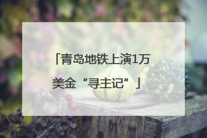 青岛地铁上演1万美金“寻主记”