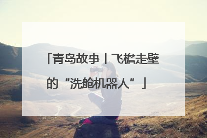 青岛故事丨飞檐走壁的“洗舱机器人”